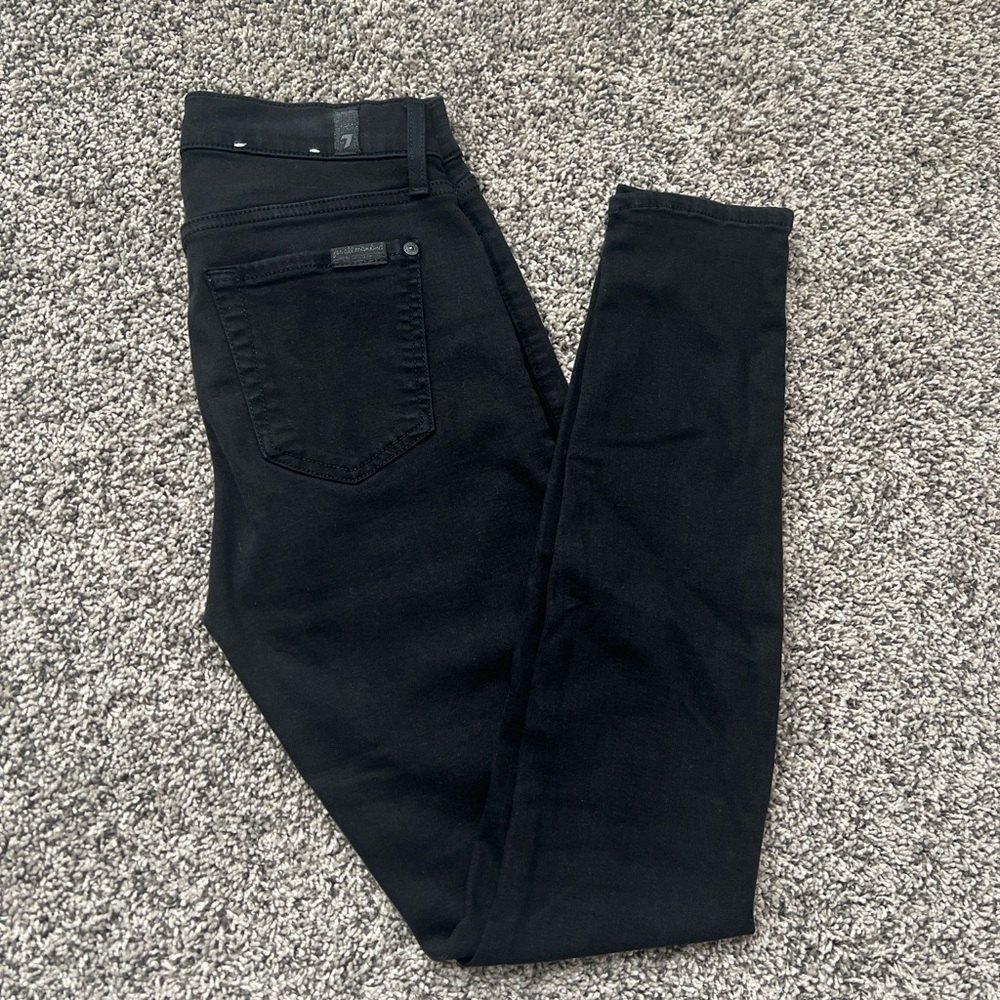 7 For AllMen Kind Women's Black Jeans